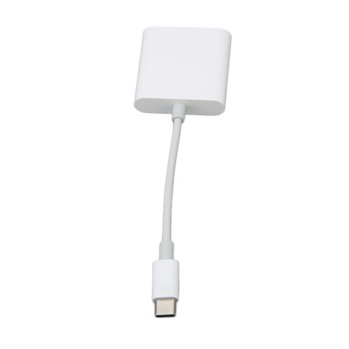 Trail Camera Viewer SD Card Reader, Plug and Play Memory Card Adapter for Lightning & USB-C Devices, High Speed Data Transmission Adapter for iPhone, 2