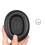 Oreillettes en cuir pour casque Technics EAH-A800,-Noir 4