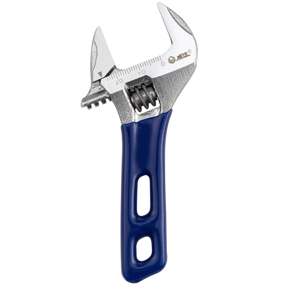 Adjustable Wrench Wide Opening Stubby Spanner With Short Handle Chrome Vanadium Steel Forged 4 Inch 9382693026729