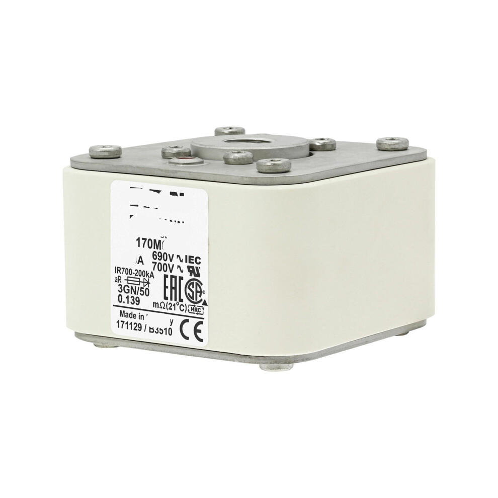 Fuse 170M6513 European Standard Cube Series Flat End Installation Type 9347817320107