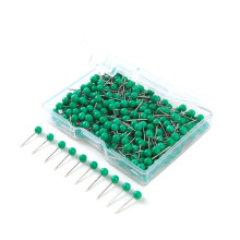 Colored Ball Head Sewing Pins Long Quilting Pins for Fabric Crafts Clothing with Storage Box