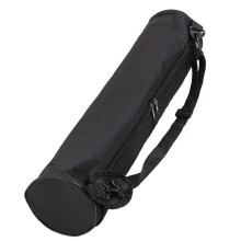 Yoga Mat Bag FullZip Gym Carry Bag With Adjustable Shoulder Strap MultiFunctional Storage Black