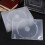 6Pcs Portable White Cd Case Separate Design Large Capacity for Storage 10