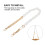 1St Modeaccessoire Bag Replacement Shoulder Strap Met Metaal En Acryl 8
