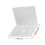6Pcs Portable White Cd Case Separate Design Large Capacity for Storage 4