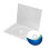 6Pcs Portable White Cd Case Separate Design Large Capacity for Storage 3