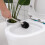3Pcs Plastic Toilet Brush Heads Replacement For Home Use Black 3