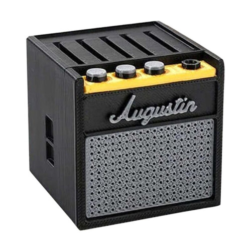 Gitarrvalshållare Plektrumhållare Gitarrförstärkare Högtalarvalshållare Retro Gitarrförstärkare Modell för Musiker Gitarrspelare