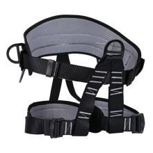 Professional Safety Belt Harness Aerial Work Safety Harness Lanyard Back Half High-Altitude Rock Black White