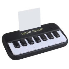 Tragbares Elektronisches -Klavier für Kinder, 15 Tasten, Simulation, Elektronisches Klavier, Spielzeug, Musikinstrument, Schwarz
