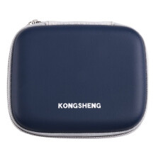 KONGSHENG 10 Holes Harmonica Carry Case, Zippered Pouch for Harmonica, Harmonicas Storage Case Can Hold 3 Harmonicas