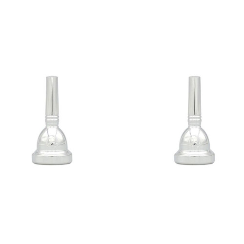 2X Alto Trombone Copper Mouthpiece Mouth Piece 6.5Al Silver