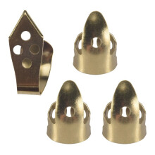 Guitar Finger Picks 3 Index Fingers + 1 Thumb Adjustable Metal Banjo Fingerstyle Pick Finger Protector