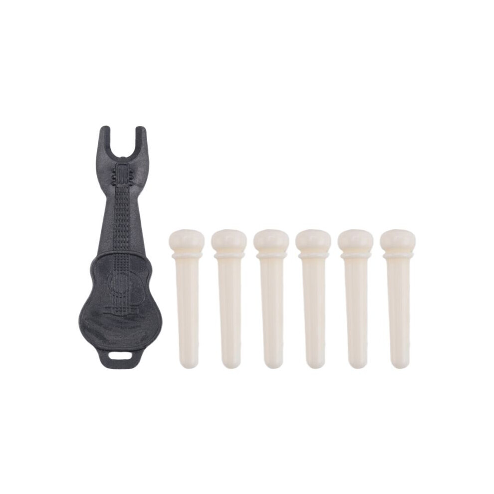 Guitar Cattle Bone Material Acoustic Guitar Bridge Pins With Pearl Shell Dot For Acoustic Folk Guitar Accessories 4712080415891