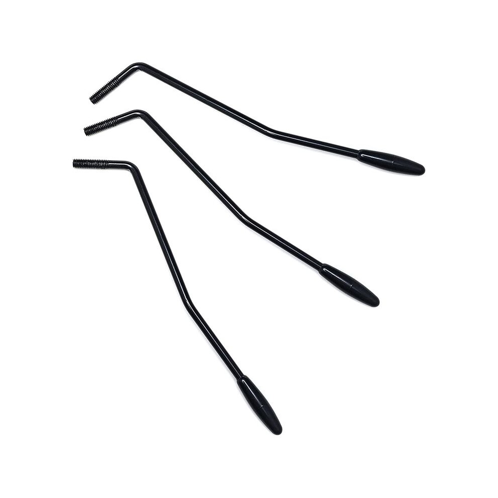 3 Pieces 6Mm Thread Tremolo Arm Whammy Bar For Stratocaster Electric Guitar Tremolo System,Black 6031894556421