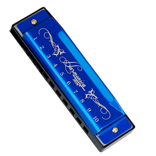 IRIN 10-Hole 20-Tone Harmonica C Tune Mouth Blowing Piano Beginners Get Started Playing Ten-Hole Harmonica