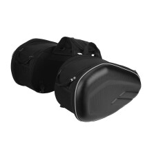Motorcycle Tail Bag 58L Waterproof Universal Panniers Large Capacity Luggage For Outdoor Travel Motorbike Saddle Bags
