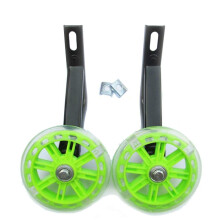 Castor Wheels Fixed Castors Training Wheels For Kids Bike Stabilizers 1220 Inch Green 16 Inch