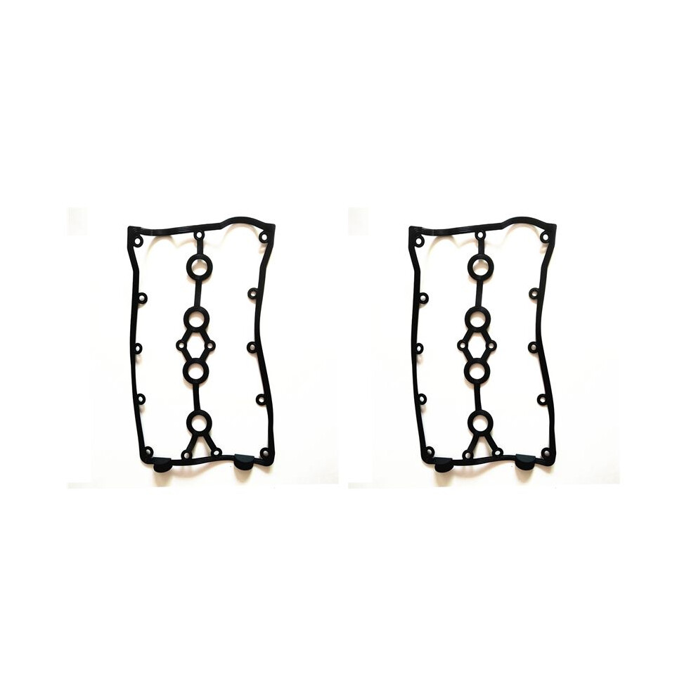 2X Aluminum Cover Valve Cover Gasket For - Aveo Aveo5 - Daewoo Lanos Kalos Lacetti Nubira 96353002 6033818996399