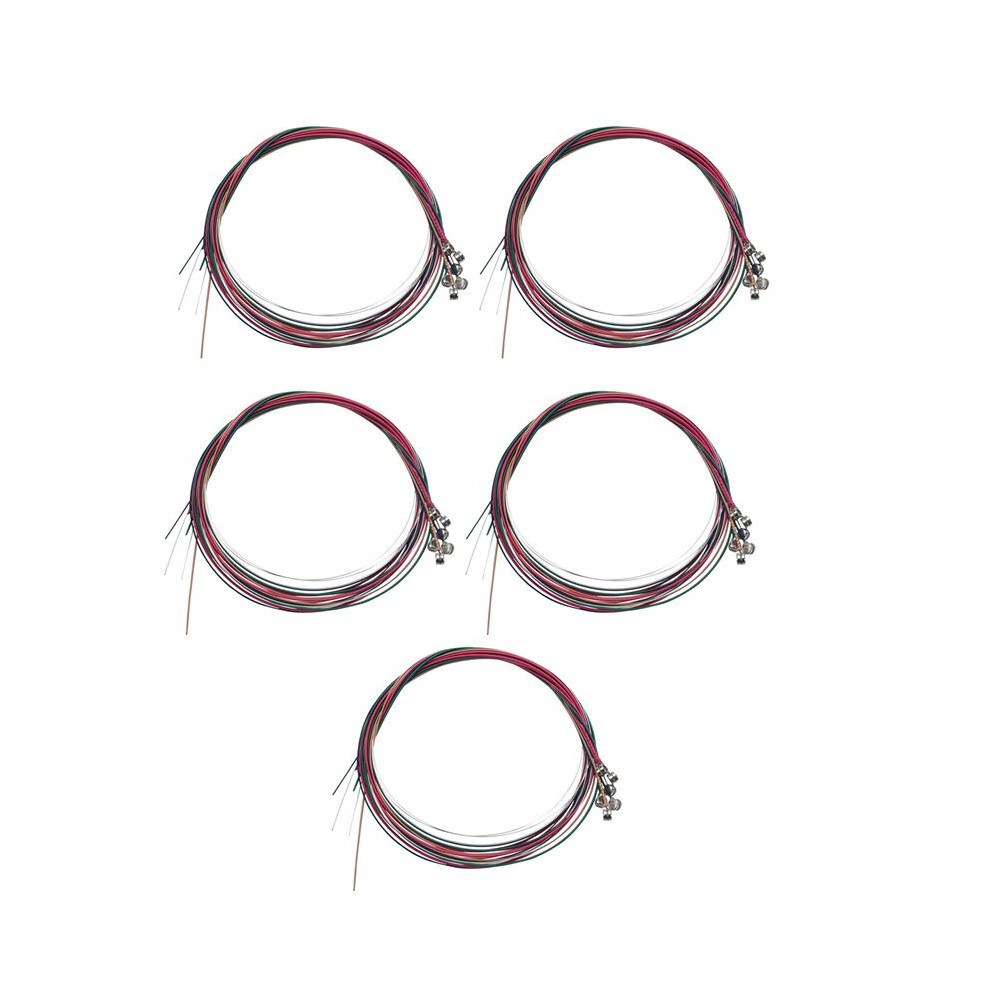 30X Set Rainbow Colorful Color String For Acoustic Guitar 4711618760434
