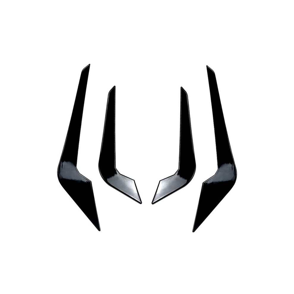 Front Bumper Wind Knife Splitter Spoiler Canard Trim For M2 F87 2016-2021 Car Accessories Black 6034172283279