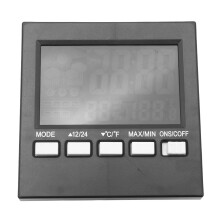 LCD Digitale Hygrometer Thermometer Temperatuur-Vochtigheidsmeter Kamer Binnenklok