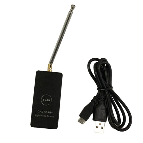 Car DAB+ Digital Radio Box DAB+ Receiver Antenna USB Interface Portable Only for MP3 Player with USB