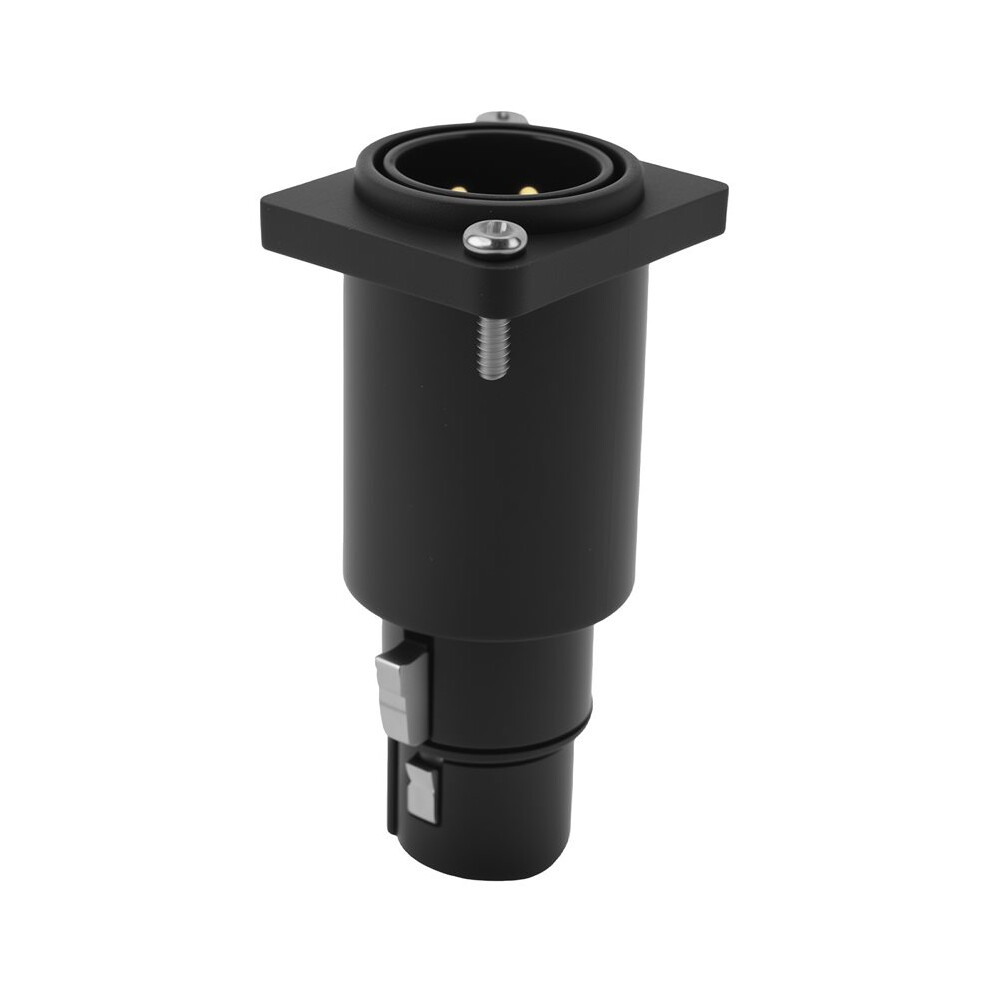 Xlr 3Pin Dmx512 Male To Female Converter Chassis Flange Panel Mount Feedthrough Adapter For Neutrik Na3mdf Pcm-S-0629 6034121773349