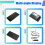 12W Monocrystalline Solar Panel Kit 600W Charger Controller 100A for RV Caravan 6