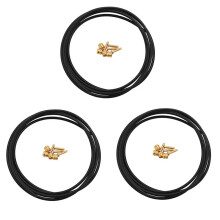 3 set BH59 Bike Brake Hose MTB Hydraulic Disc Brake Tube 2.5M Connector Insert Olive Set