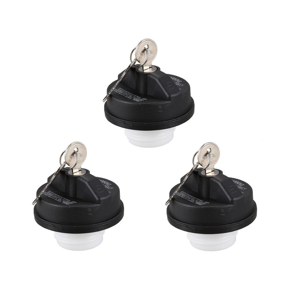 3X Fuel Tank Cap-Regular Locking Fuel Cap Fit For Stant 10504 77300-47020 Black 6034121770003