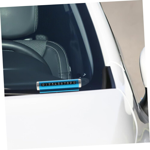 Temporary Parking Card for Car with  Visible Numbers and Easy Dashboard Installation 2