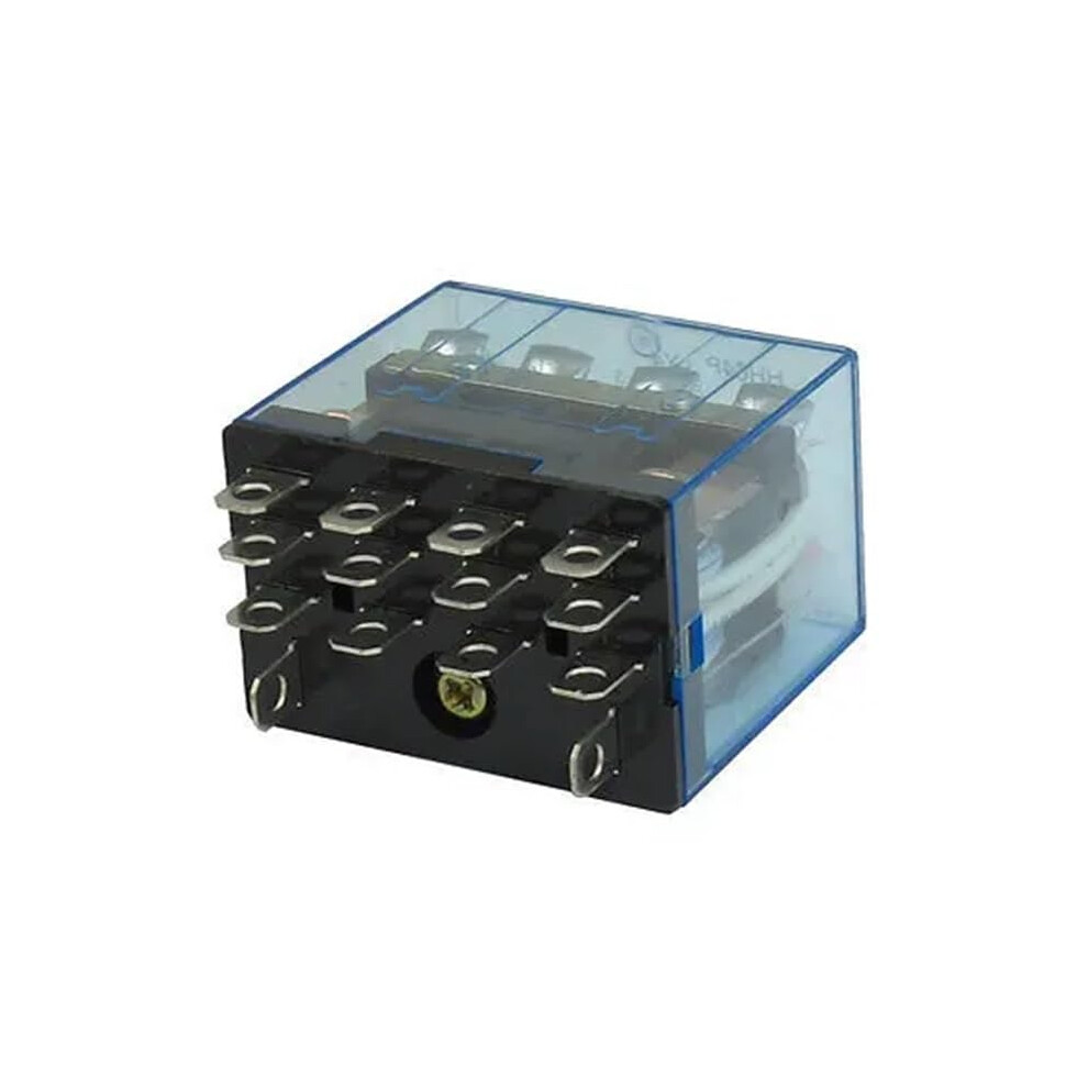 Hh64p Ly4 Ac 24V Coil 14Pin 4Pdt Led Electromagnetic Relay Series 4Pdt Contacts Led Indicator Red 9189345486838