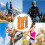 Running Water Bag Hydration Jacket For Running Lightweight Reflective Hydration Bag Orange B 3