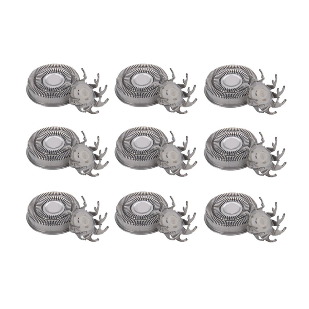 9Pcs Electric Shaver Replacement Blade Set For Shaver Head Stainless Steel Spare Blades Compatible With Most Shavers