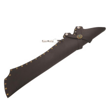 PU Leather Arrow Bag Durable Reusable Arrow Holder For Outdoor Archery Training And Hunting Buckle Storage