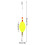 Yellow Deepwater Fish Float Cork Tackle High Sensitivity Durable Bobber Stick 7