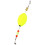 Yellow Deepwater Fish Float Cork Tackle High Sensitivity Durable Bobber Stick 10