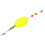 Yellow Deepwater Fish Float Cork Tackle High Sensitivity Durable Bobber Stick 12