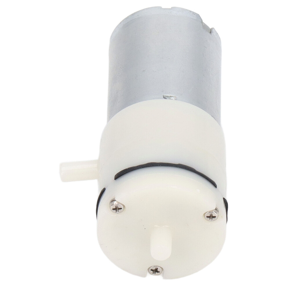 Durable 12V Mini Diaphragm Vacuum Pump - 90 Angle Air Ports White 8081374775833