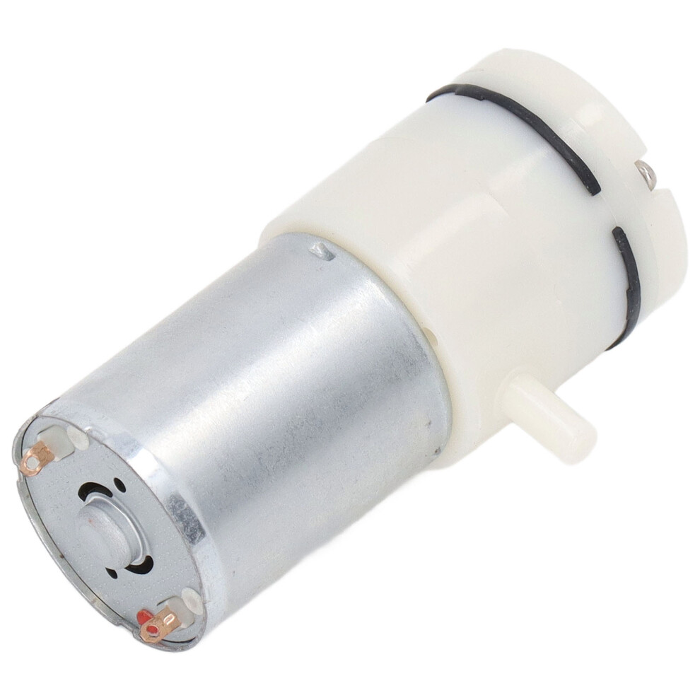 6V White Micro Air Pressure Pump Dc Diaphragm Vacuum Pump With 90 Air Ports 5031374775824