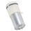 Durable 12V Mini Diaphragm Vacuum Pump - 90 Angle Air Ports White 3