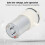 Durable 12V Mini Diaphragm Vacuum Pump - 90 Angle Air Ports White 5