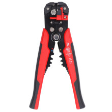 Self-Adjusting Crimper for Wire Stripping, Durable Construction Multi Function Tool with TPR Handle Ergonomic Design Suitable for Copper Aluminum