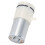 Durable 12V Mini Diaphragm Vacuum Pump - 90 Angle Air Ports White 8
