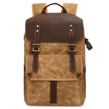 Camera Photo Outdoor Batik Waterproof Canvas Portable-Yellow 2