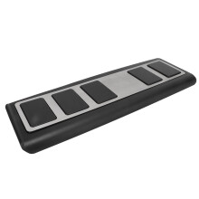 Edelstahl-Fußstützenpedalabdeckung für Ford Mustang Mach-E 2021+