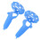for Touch Controller Grip Sleeve withKnuckle Strap Rocker-blue 1