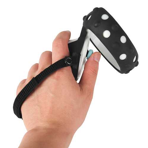 for Touch Controller Grip Sleeve withKnuckle Strap Rocker-blue 2