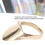 Brass Archery Thumb Protector Ring with Durable Anti Lost Rope 22mm 9